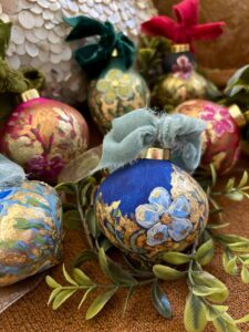 Hand-painted ornaments
