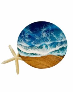 starfish and beach artwork